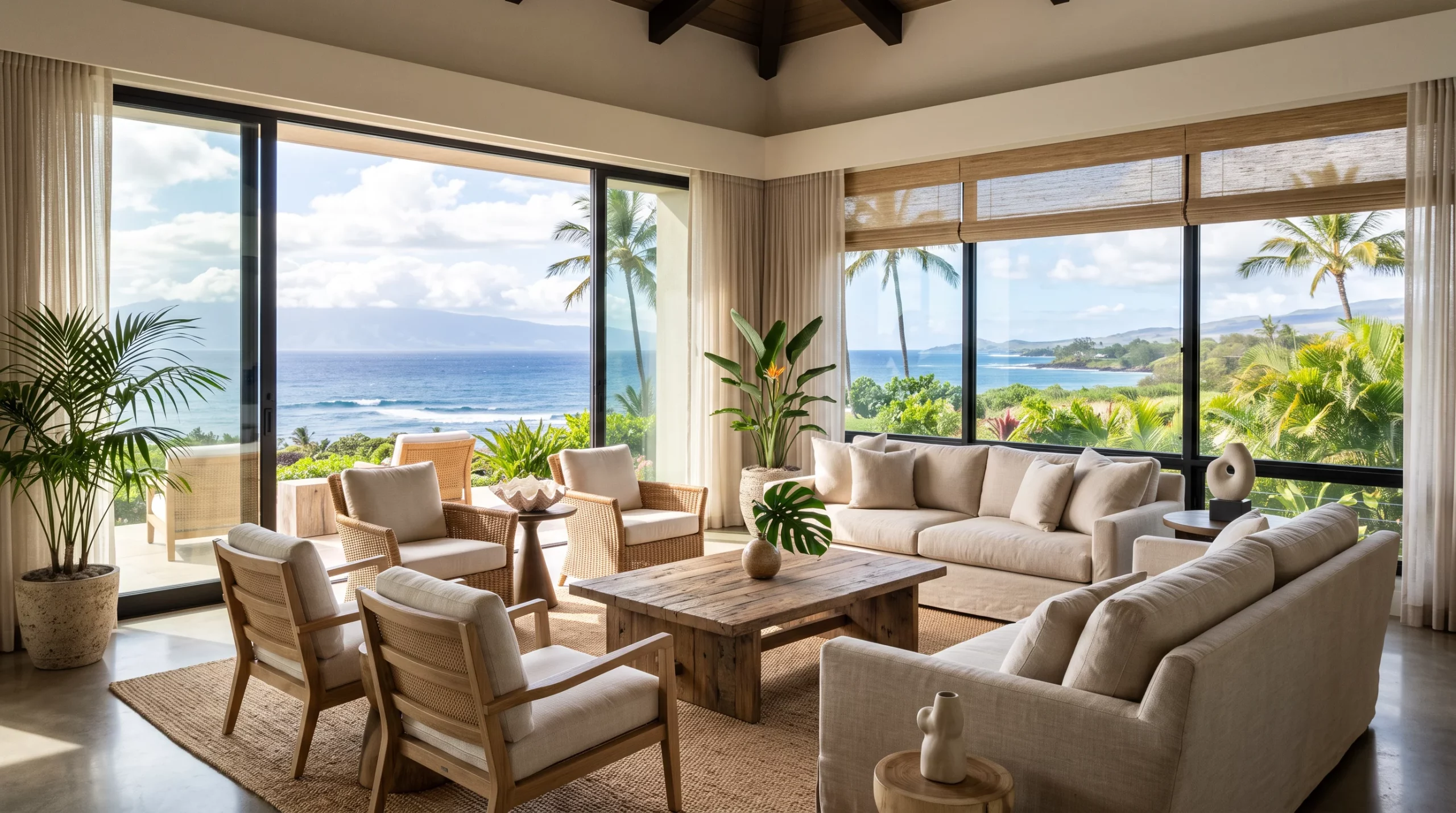 Maui Furniture Arrangement for Natural Light: Maximizing Views Without Glare or Fading