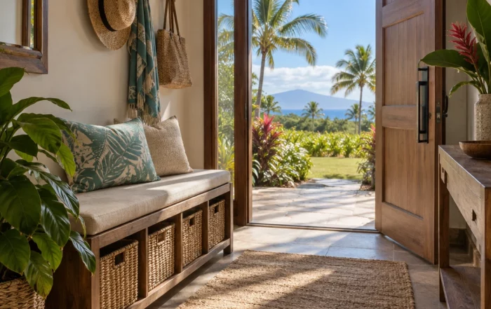 Maui Furniture for Mudrooms and Entryways: Durability Meets Daily Island Life