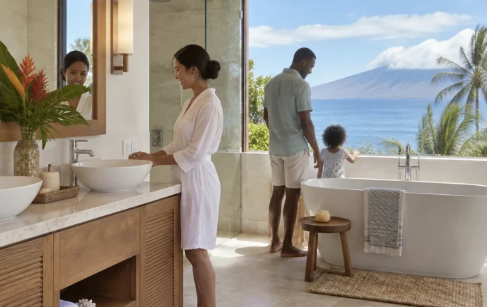 Maui Furniture for Wet Rooms and Coastal Bathrooms: Materials That Handle Moisture